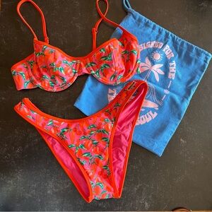 Blackbough Fiona bikini set in Spicy Peppers